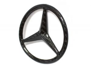 Mercedes Benz SLK Emblem Cover - Rear - Carbon Fiber - R172